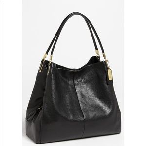 Coach Phoebe leather shoulder bag